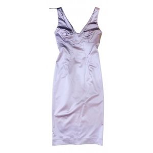 Dolce & Gabana lavender satin dress